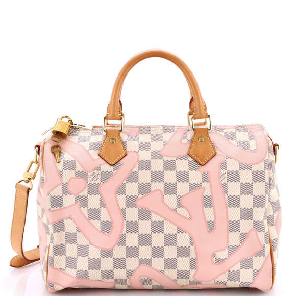 Louis Vuitton 30 Speedy Bandouliere Bag Limited Edition Damier Tahitienne - Picture 1 of 6